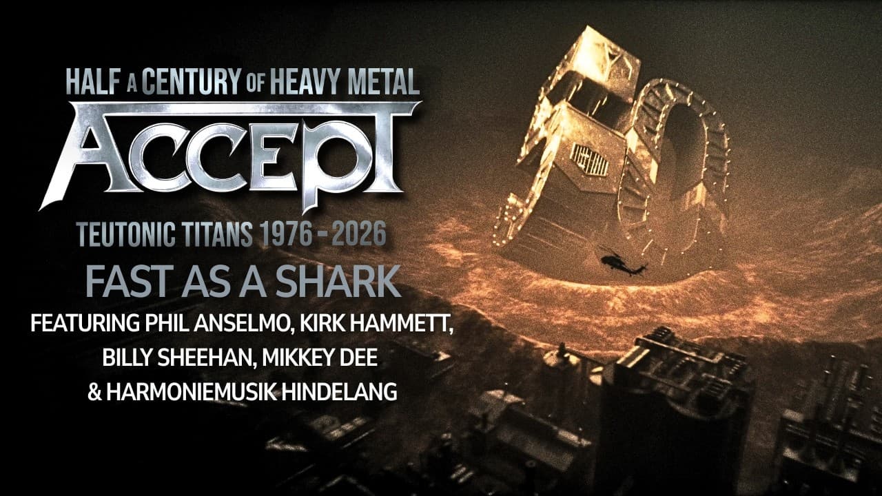 ACCEPT ft. Phil Anselmo, Kirk Hammett, Billy Sheehan, Mikkey Dee - Fast As A Shark (Official Video)